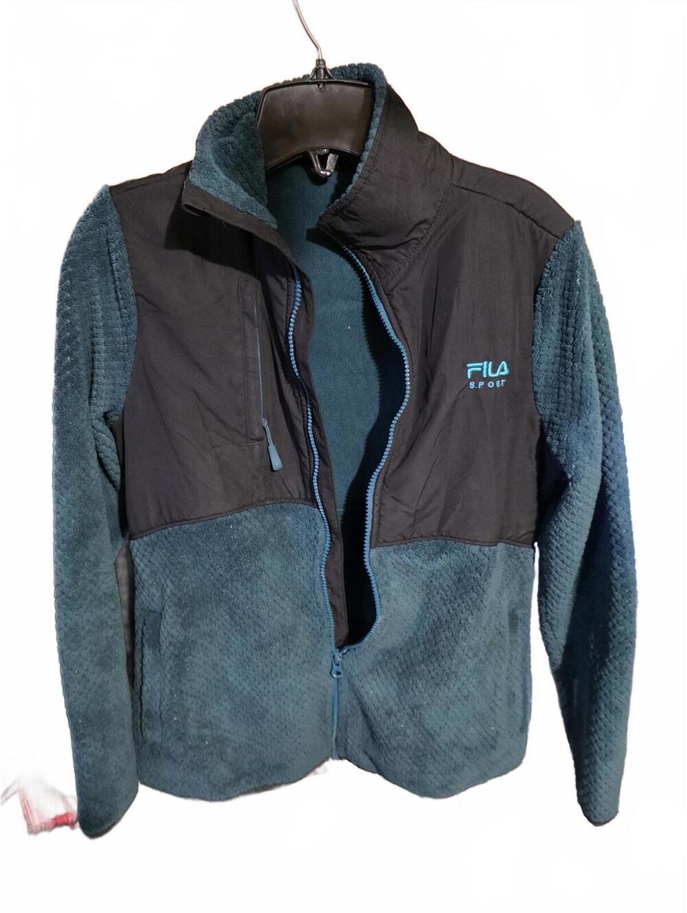 Vtg FILA Sport Men's Fleece Jacket Size Small